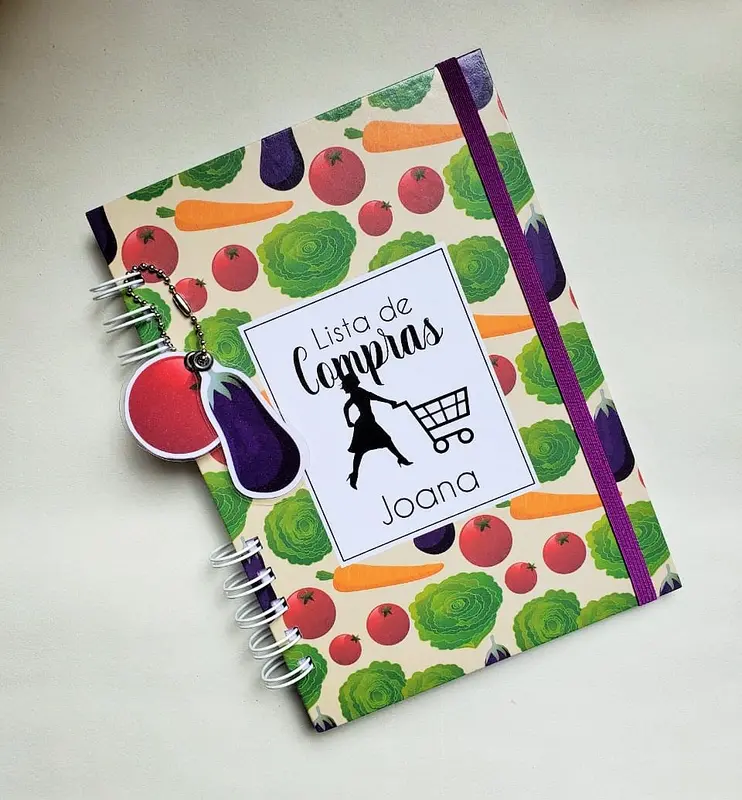 Caderno Lista de Compras A5 - Escolha a Capa(link na descrição)