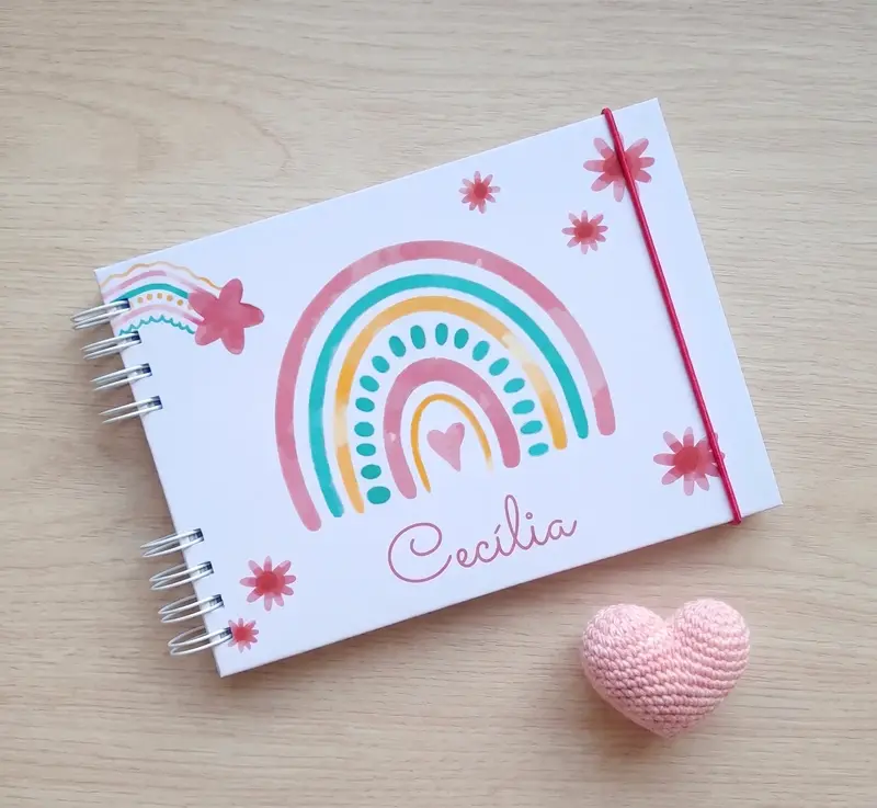 Caderno de Mensagens p/ Chá de bebê - Escolha a Capa
