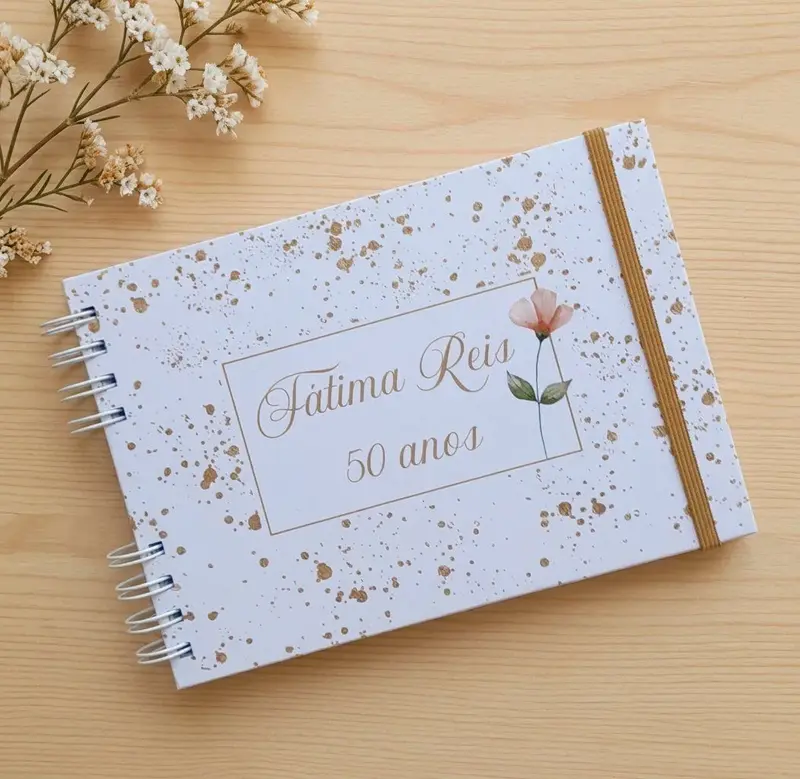 Caderno de Mensagens p/ Aniversário - Escolha a Capa