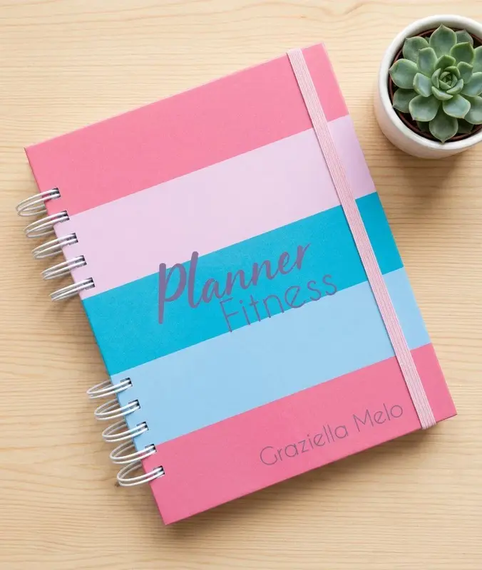 Planner Fitness Permanente - Escolha a Capa(link na descrição)