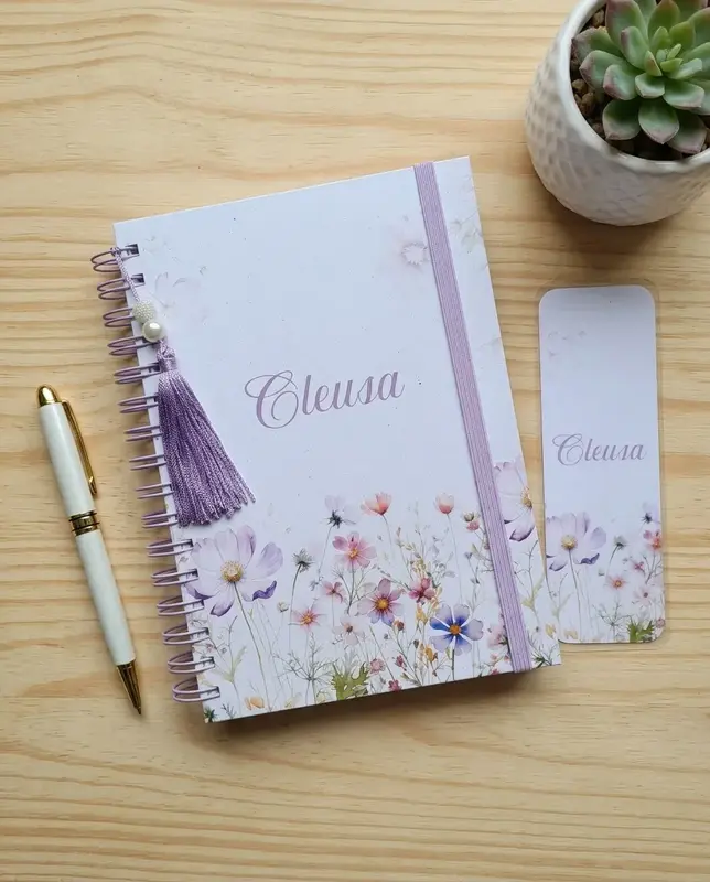 Caderno c/ Versículo por Página A5 - Escolha a Capa (link na descrição)