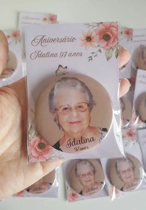 Botton Ímã de Geladeira Personalizado 5,8cm