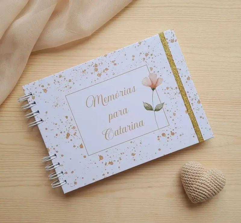 Caderno de Mensagens p/ Chá de bebê - Escolha a Capa