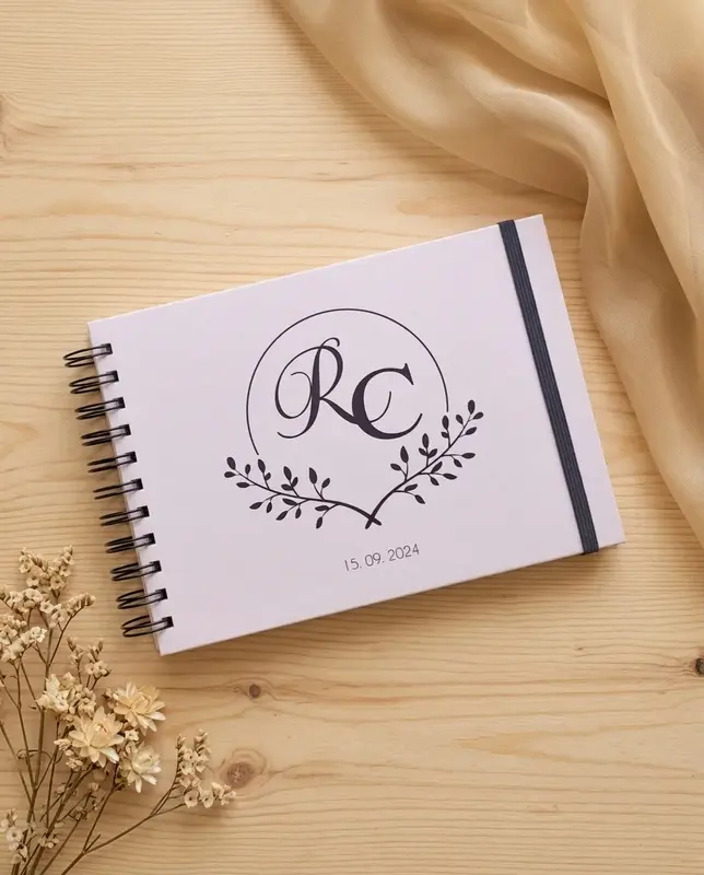 Caderno de Mensagens p/ Noivos ou Bodas - Escolha a Capa
