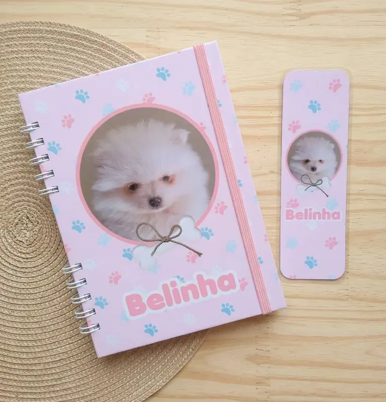 Caderneta/Planner Pet - Cachorro - Escolha a Estampa (link na descrição)