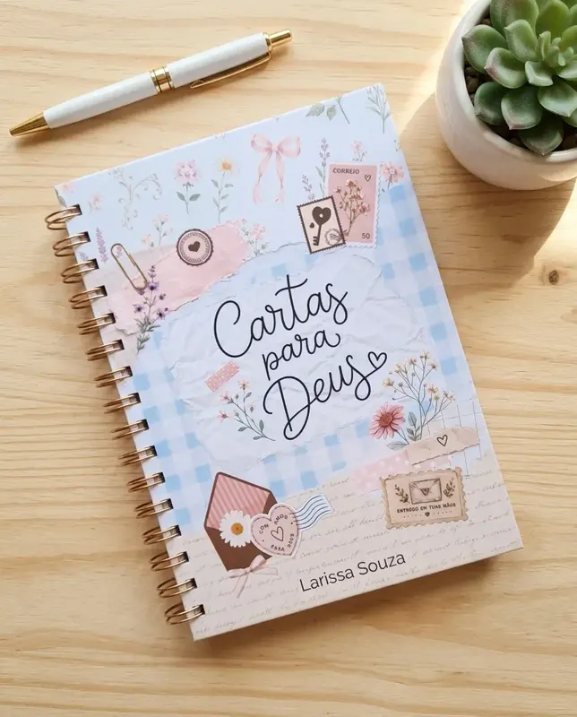 Caderno Cartas para Deus Personalizado