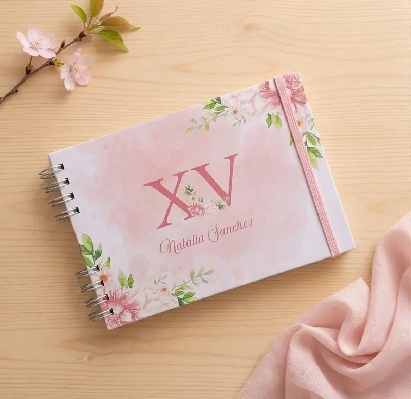 Caderno de Mensagens p/ Aniversário - Escolha a Capa