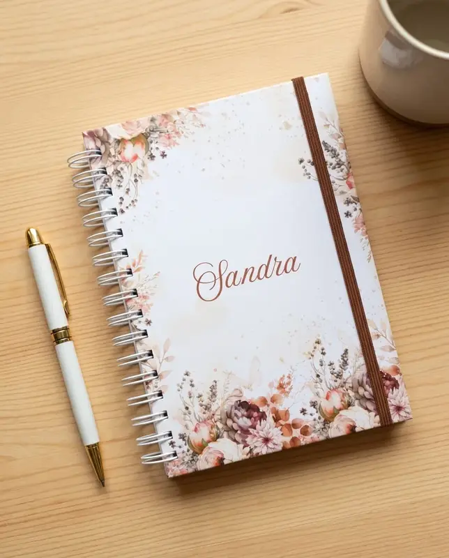 Caderno Pautado A5 (a partir de 80 folhas) - Escolha a Capa