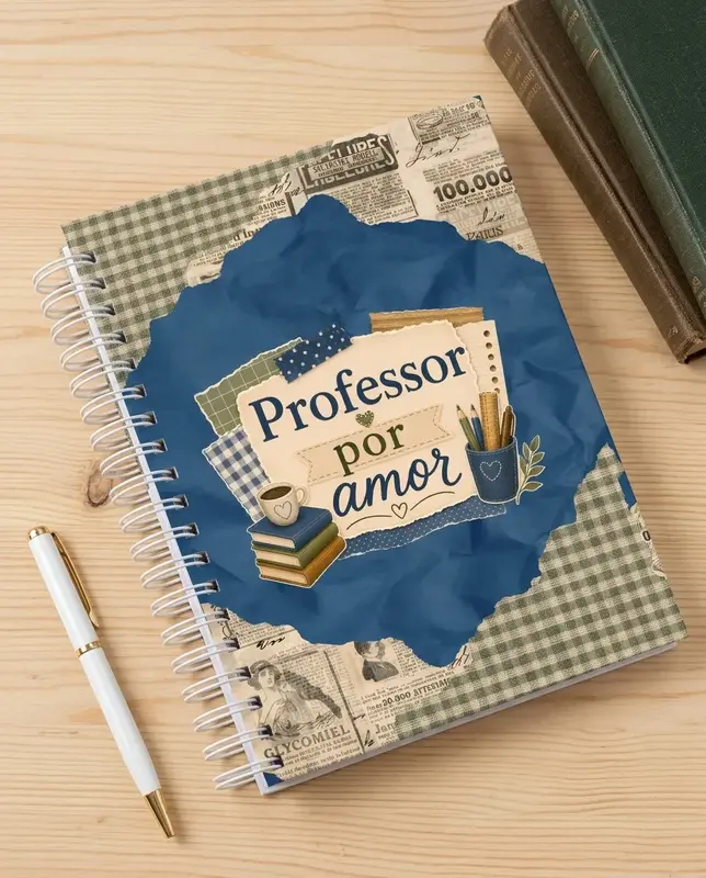 Caderno Dia dos Professores (a partir de 80 folhas)