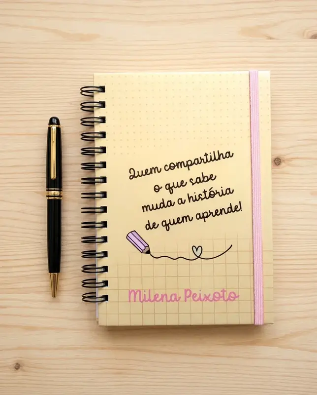Caderno Dia dos Professores (a partir de 80 folhas)