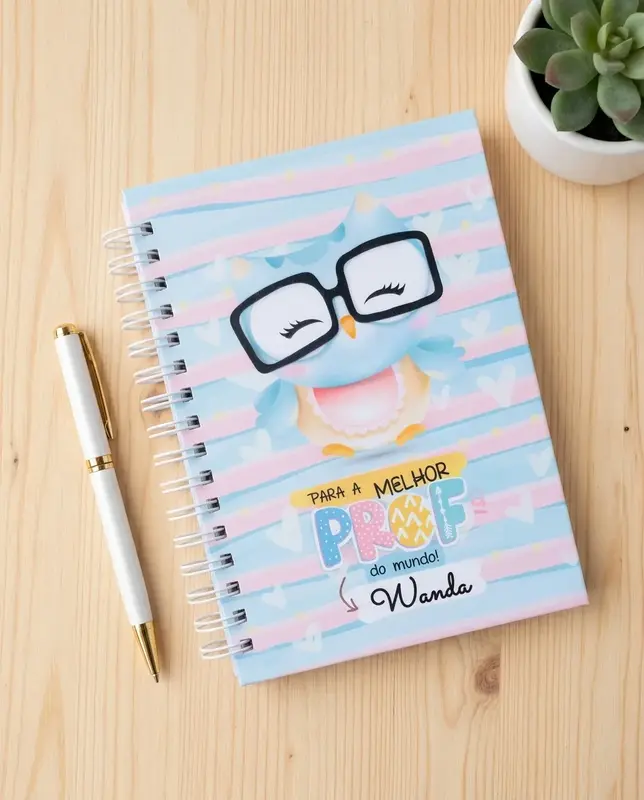 Caderno Dia dos Professores (a partir de 80 folhas)