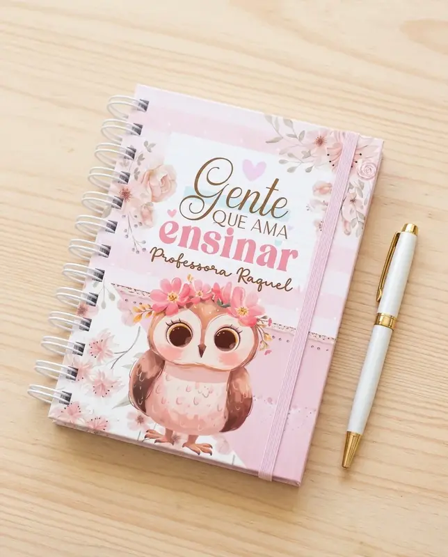 Caderno Dia dos Professores (a partir de 80 folhas)