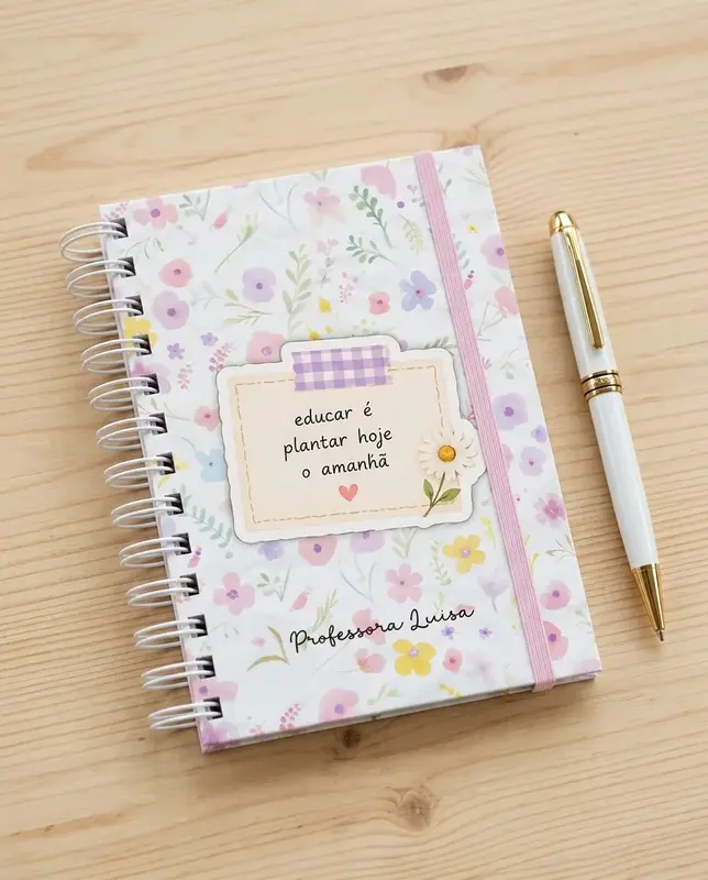 Caderno Dia dos Professores (a partir de 80 folhas)