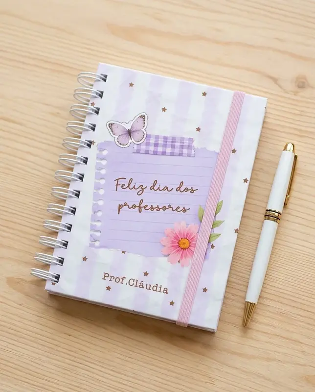 Caderno Dia dos Professores (a partir de 80 folhas)
